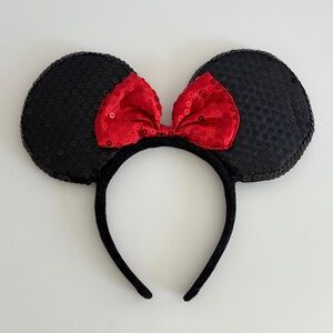 Minnie Mouse Sequin Ears Headband